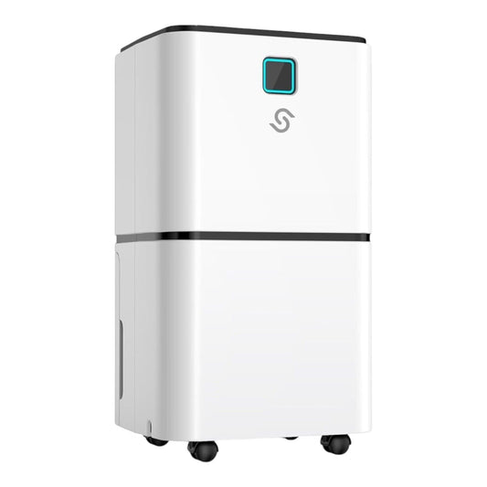 2000 Sq. Ft Dehumidifiers for Large Room and Basements, 30 Pints Dehumidifier with Drain Hose, Auto or Manual Drainage, 0.528 Gallon Water Tank, Auto Defrost, Dry Clothes Function, 24H Timer