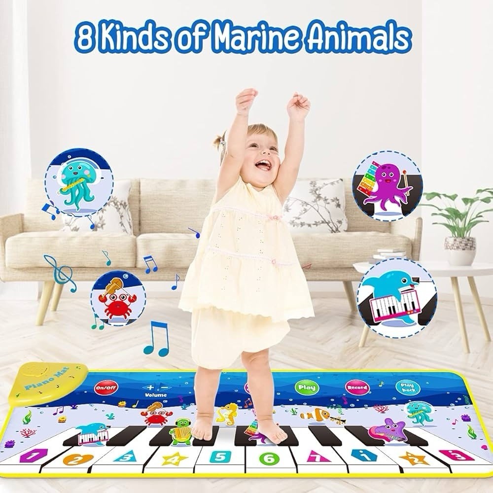 Kids Musical Piano Mat – 43” Touch Play Mat