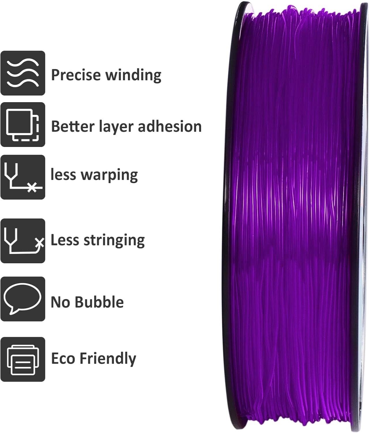 95A PLA Filament 1.75mm,Consumables for 3D Printer
