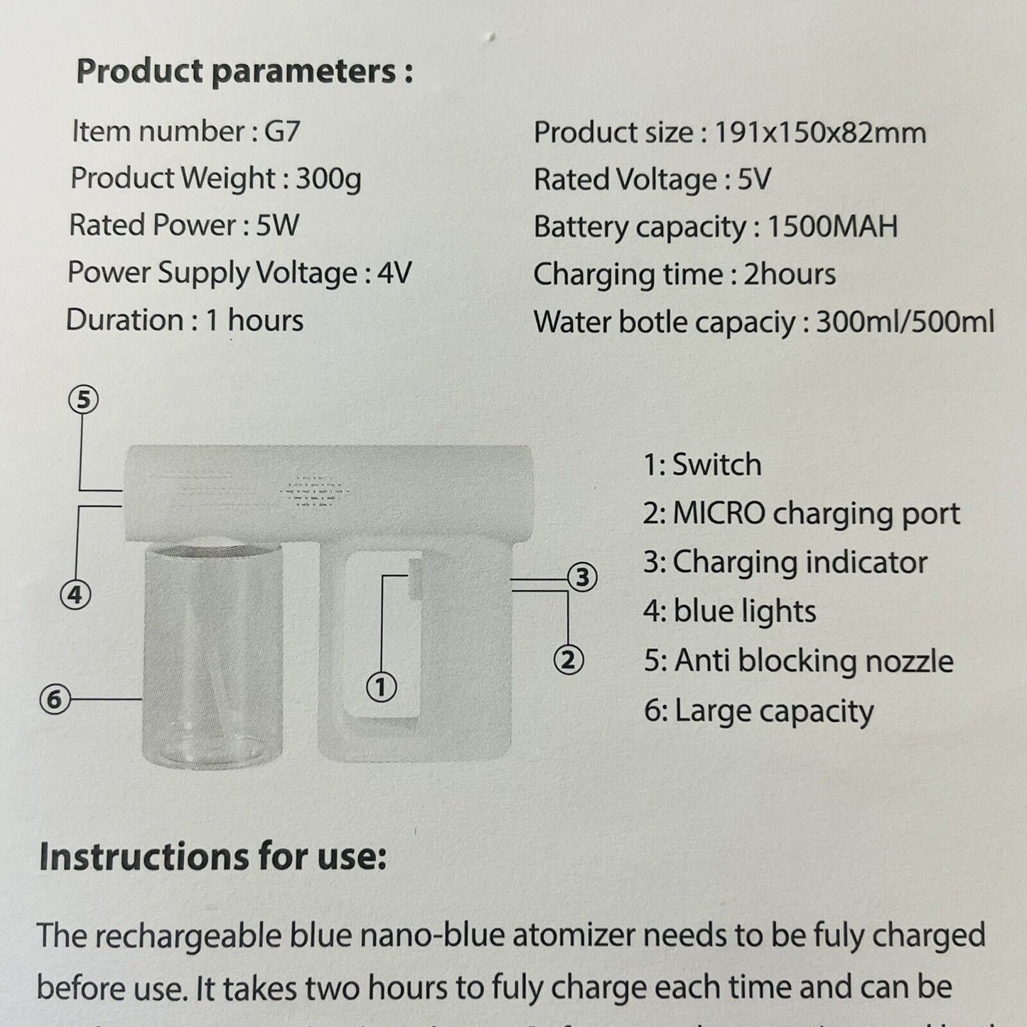 可充电电动喷雾器，适用于 ORTHO HOME DEFENSE 杀虫剂