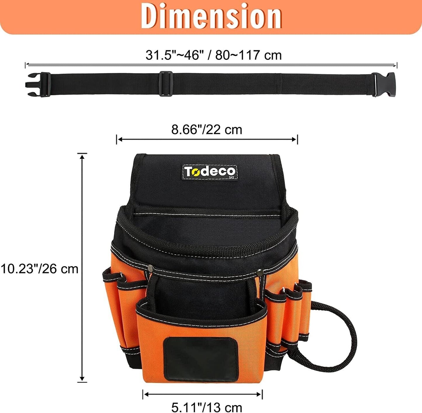 Tool Belt with Padded Suspenders, Carpenter's Suspension Framers Rig