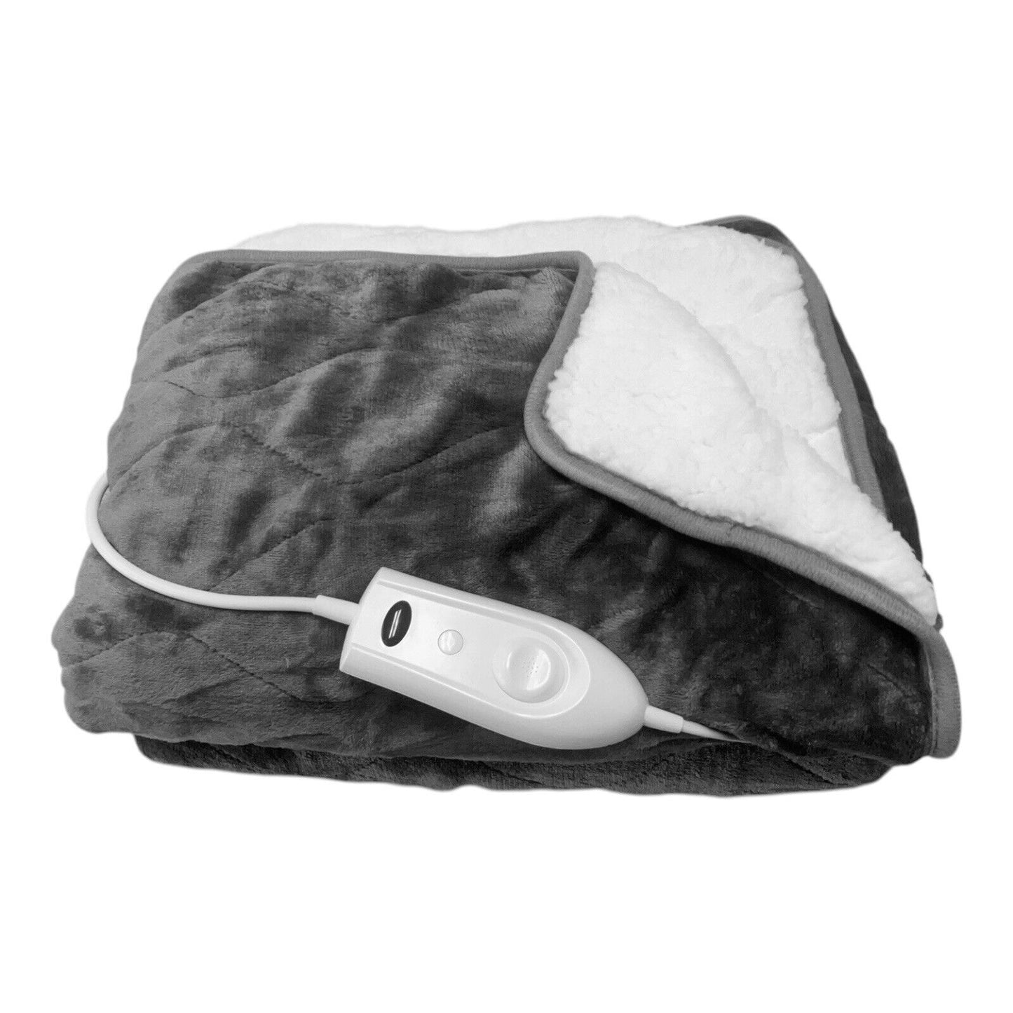 Electric Blanket 63" x 51" Thickened Flannel and Sherpa Heated Blanket