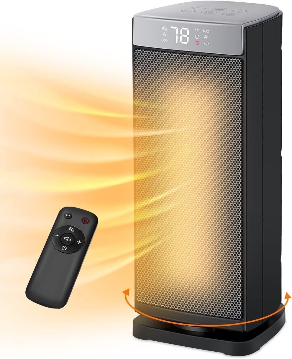 Space Heater 1500W Fast Heating, Electric & Portable Ceramic Heaters indoor only