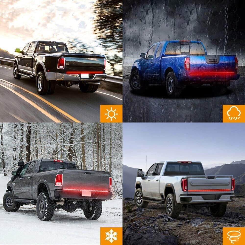 New 60 Inch Tailgate Light Bar LED Light Strip, 3 rows 432 Led For Truck RV Etc.