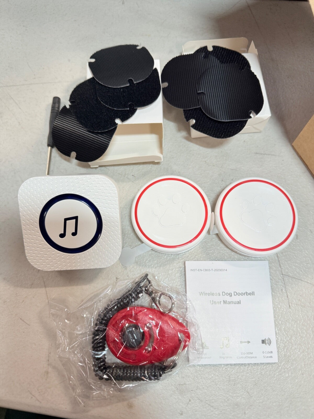 Smart Dog DoorBell Wireless Puppy DoorBell for Potty Training