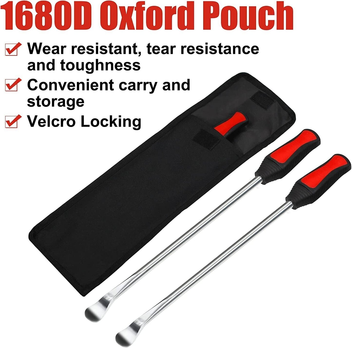 15inch Tire Spoons Iron Set Steel Tire Changing Removal Rim Protector Valve Tool