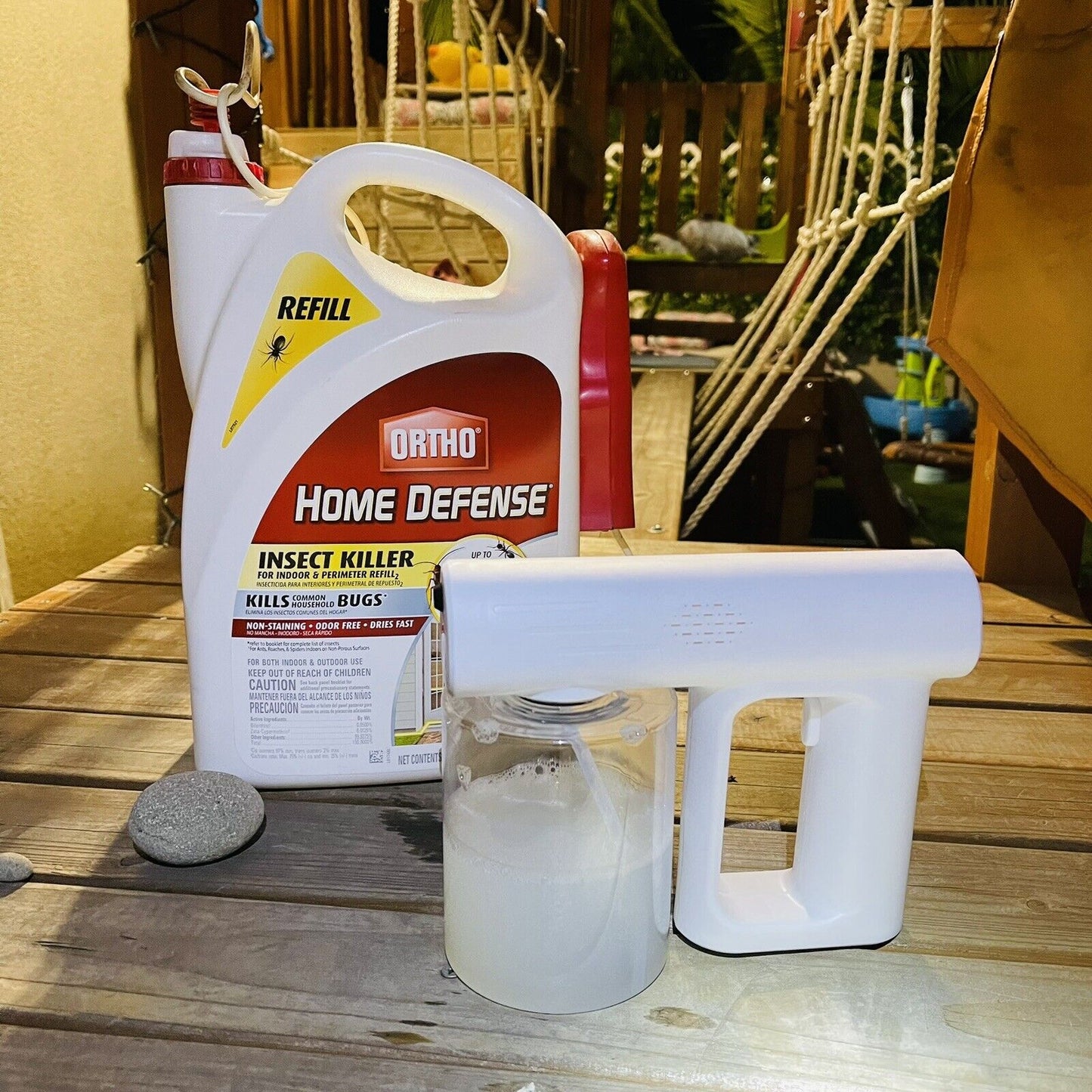 可充电电动喷雾器，适用于 ORTHO HOME DEFENSE 杀虫剂