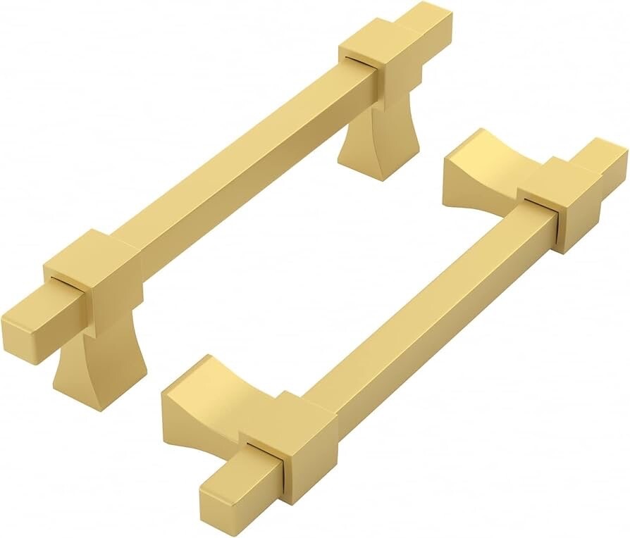 10 Pack Adjustable Black Cabinet Pulls 1-3/8" to 4" (35-102mm) Adjustable Hole D