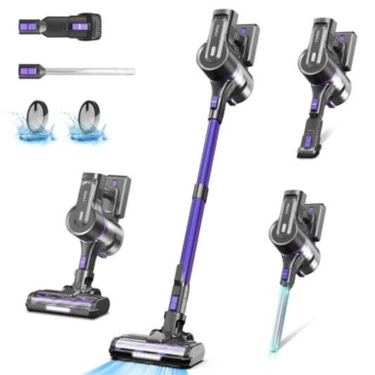 BLUE ONLY Cordless Vacuum Cleaner, 350W Powerful Cordless Stick Vacuum,