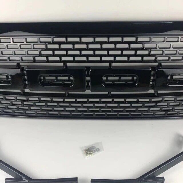 F150 Raptor Grills Front Racing Grills Front Grill Mesh Bumper Grilles Cover
