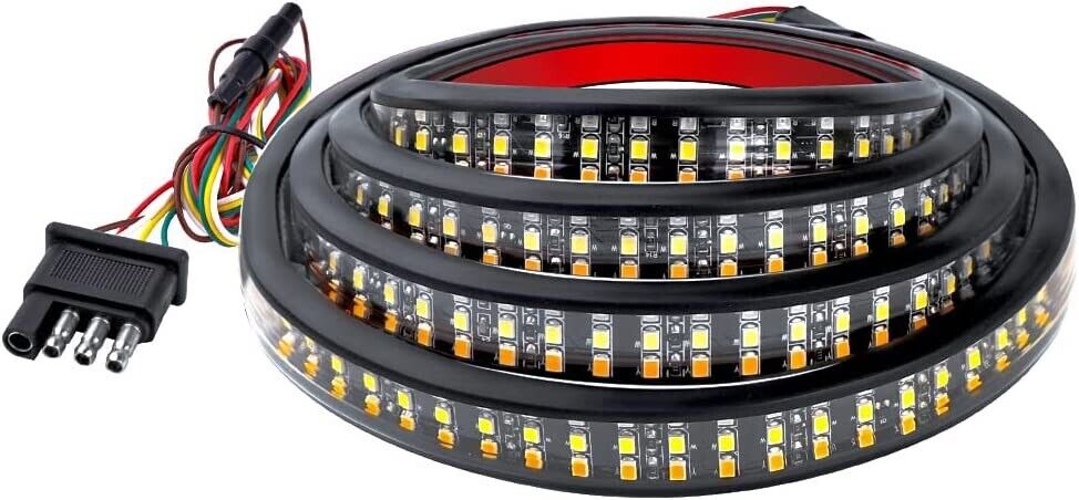 New 60 Inch Tailgate Light Bar LED Light Strip, 3 rows 432 Led For Truck RV Etc.