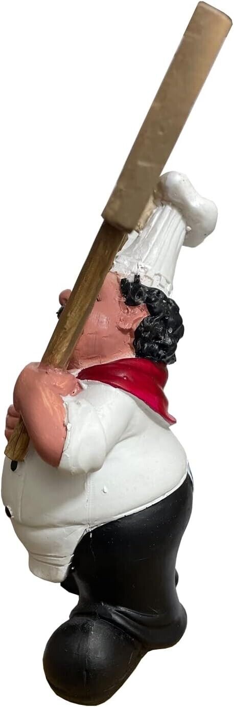 Italian Chef Figurines Kitchen Decor Chef Statue Restaurant Resin Crafts
