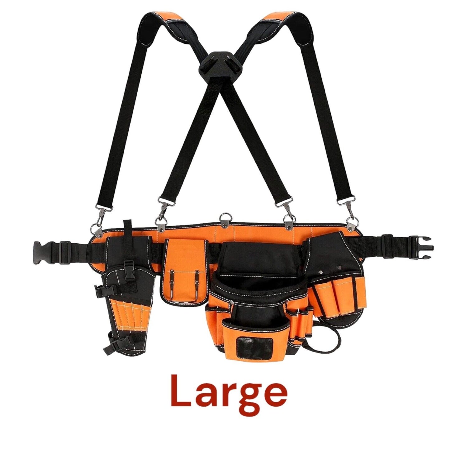 Tool Belt with Padded Suspenders, Carpenter's Suspension Framers Rig