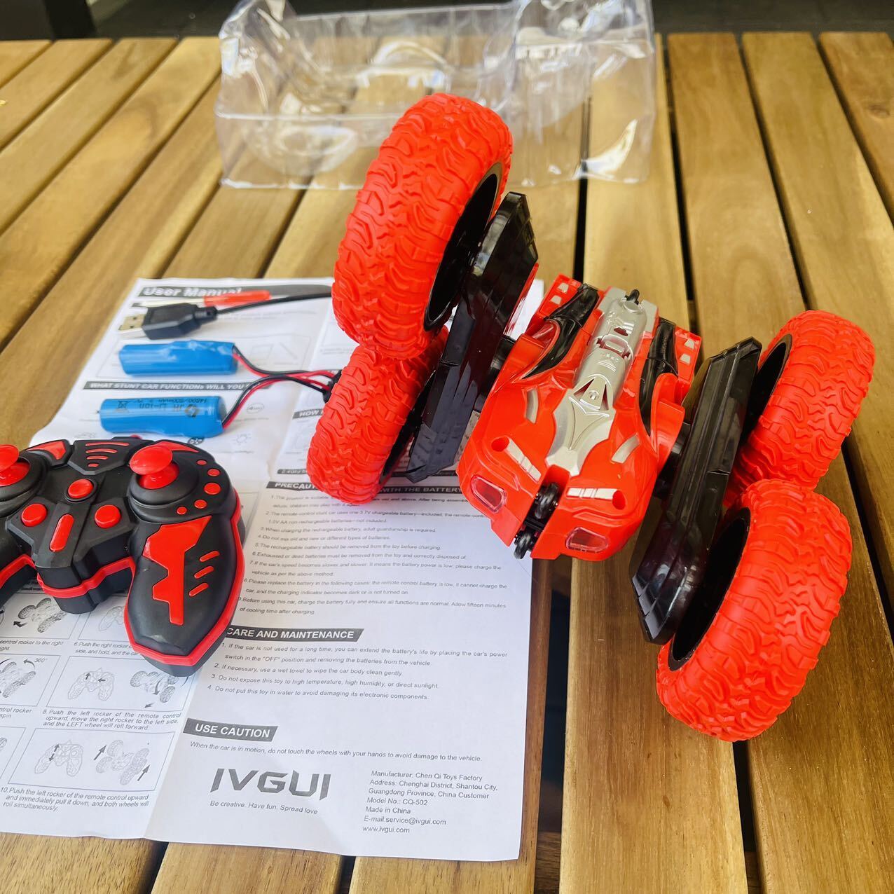 Remote Control Car, RC Car Double Sided Fast Off-Road Stunt RC Toy Car