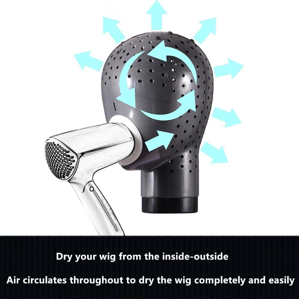 Hair Dryer Wig Stand Holder Mannequin Head