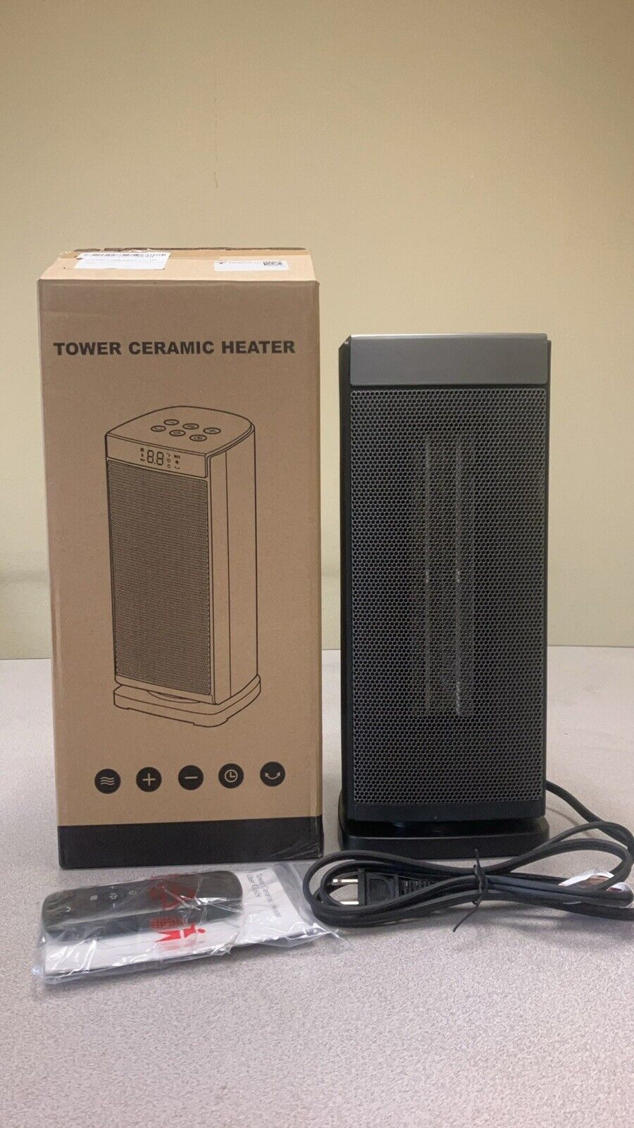 Space Heater 1500W Fast Heating, Electric & Portable Ceramic Heaters indoor only
