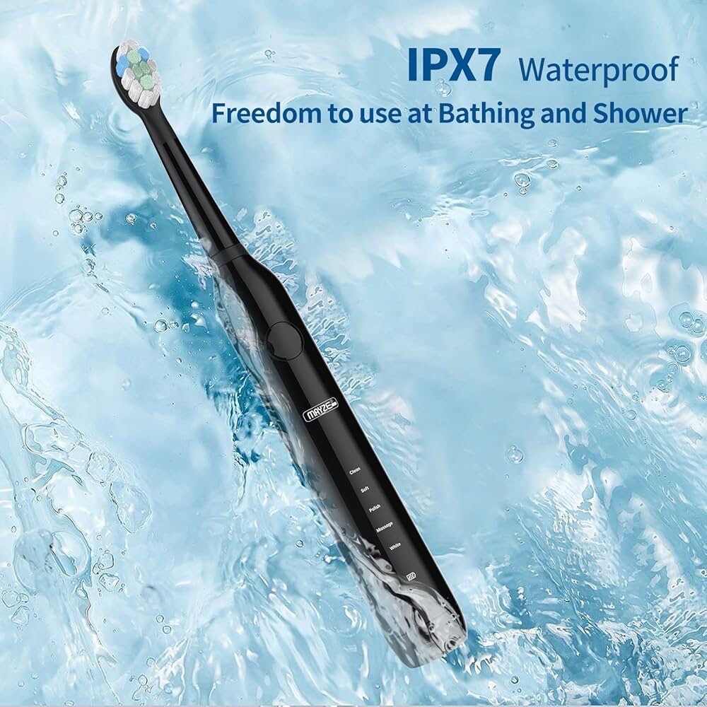 Electric Toothbrush Sonicare with 6 Brush Heads