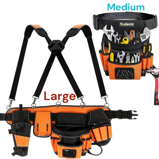 Tool Belt with Padded Suspenders, Carpenter's Suspension Framers Rig