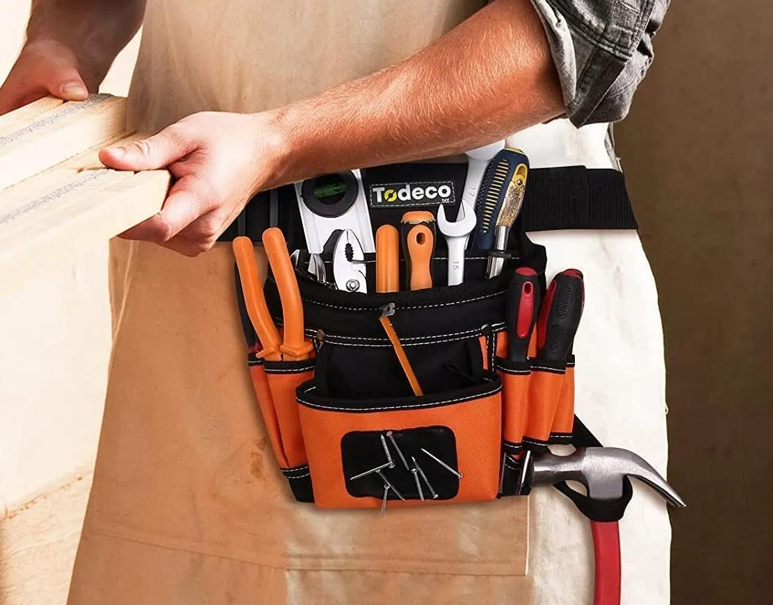 Tool Belt with Padded Suspenders, Carpenter's Suspension Framers Rig