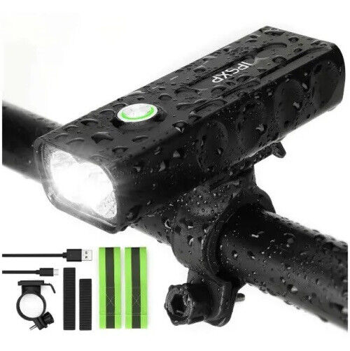 1000 Lumens Bike Light or Taillight Combinations, USB Rechargeable