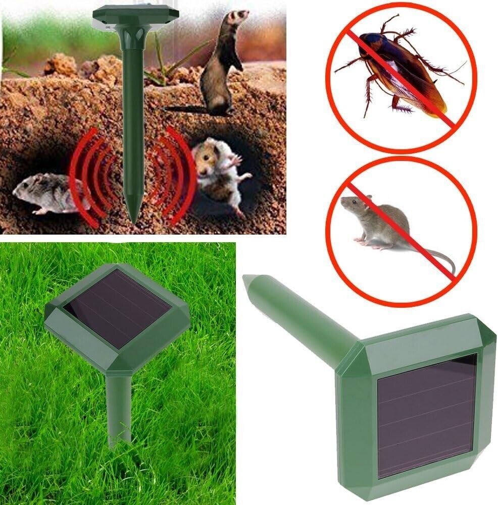 Ultrasonic Pest Repeller Solar Power Repellent Mole Repelle