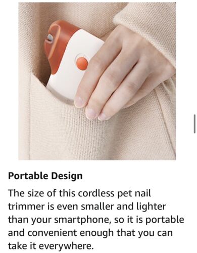 Molinillo de uñas para perros mejorado: clavo profesional para mascotas, no apto para perros grandes