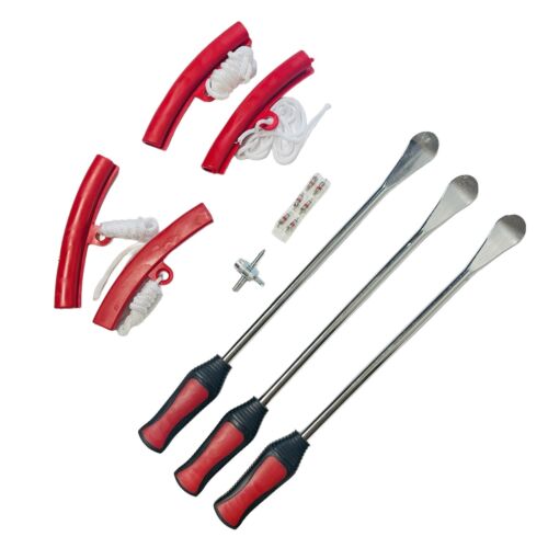 15inch Tire Spoons Iron Set Steel Tire Changing Removal Rim Protector Valve Tool