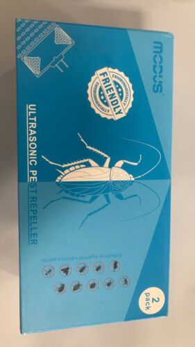 Ultrasonic Pest Repeller 2 Pack, Plug in Ultrasonic Pest Control Device