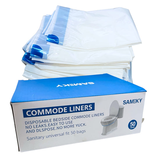 1000PCS Bedside Commode Liners Bags for Commode Toilet - Leak Proof &amp; Odorless Potty Liners for Portable Potty Chair Liners - Potty Bags for Portable Toilet