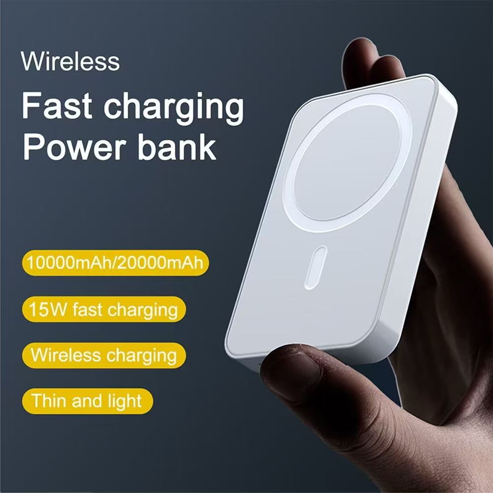 10000mAh ,Slim Magnetic Portable Charger