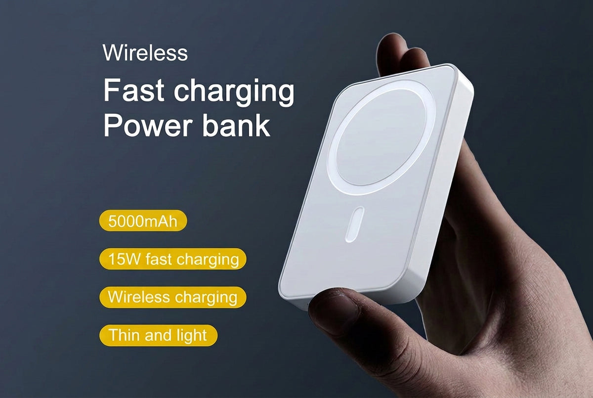 5000mAh Slim Magnetic Portable Charger