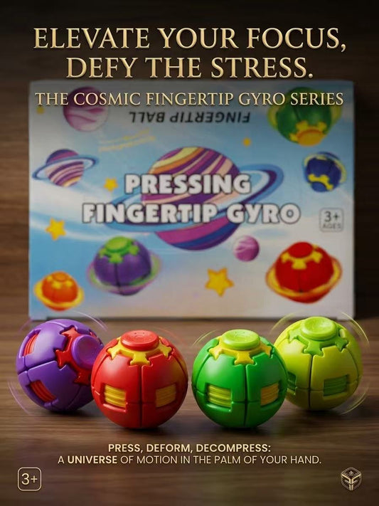12 Pack Press to Spin Fidget Balls, 3D Printed Fidget Spinner Stress Balls