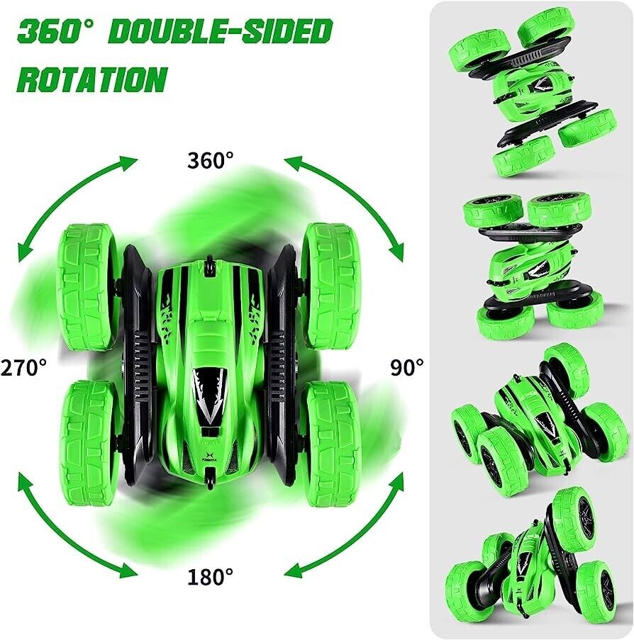 Remote Control Car, RC Car Double Sided Fast Off-Road Stunt RC Toy Car