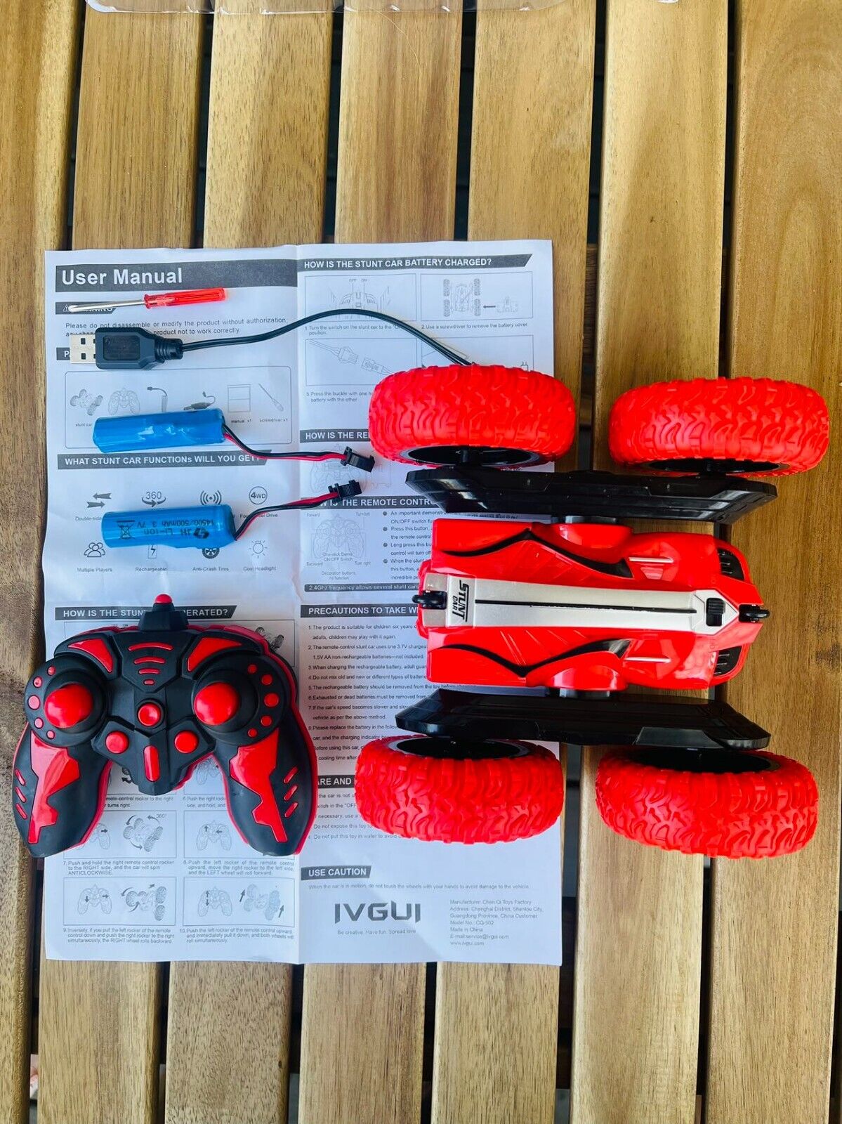 Remote Control Car, RC Car Double Sided Fast Off-Road Stunt RC Toy Car