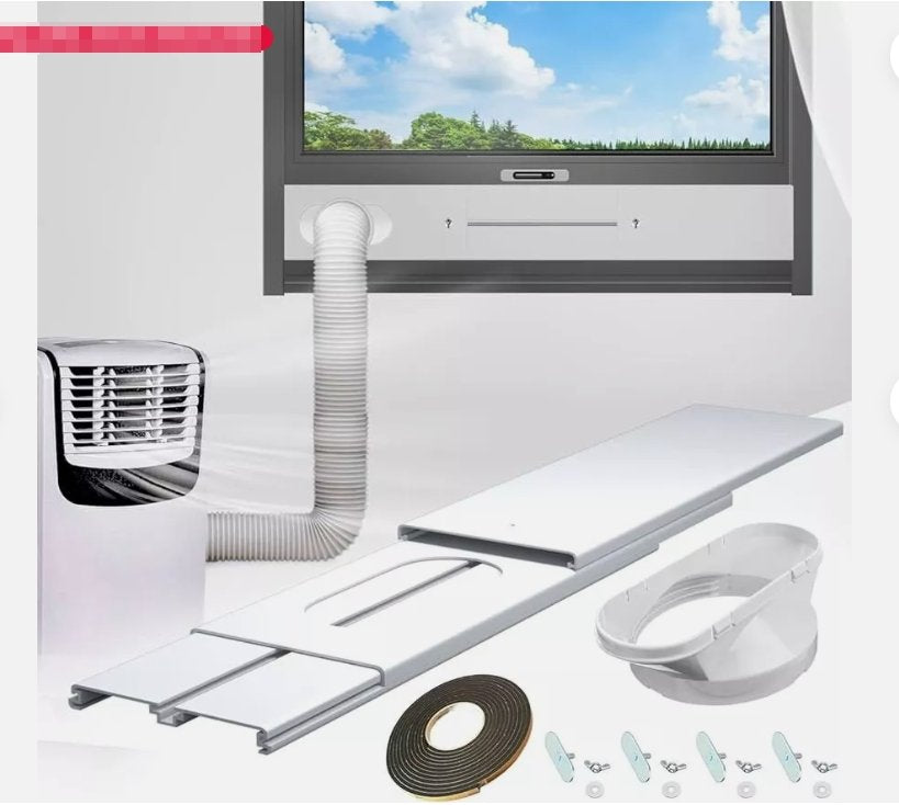 69inch Portable AC Window Vent kit,Universal Portable Air Conditioner Window Kit