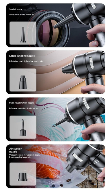 Car Vacuum Cleaner for Acura Integra V Portable Handheld Vacuum with Blower Function High Power Suction for Car, Home, Office, Pet Hair Cleaning