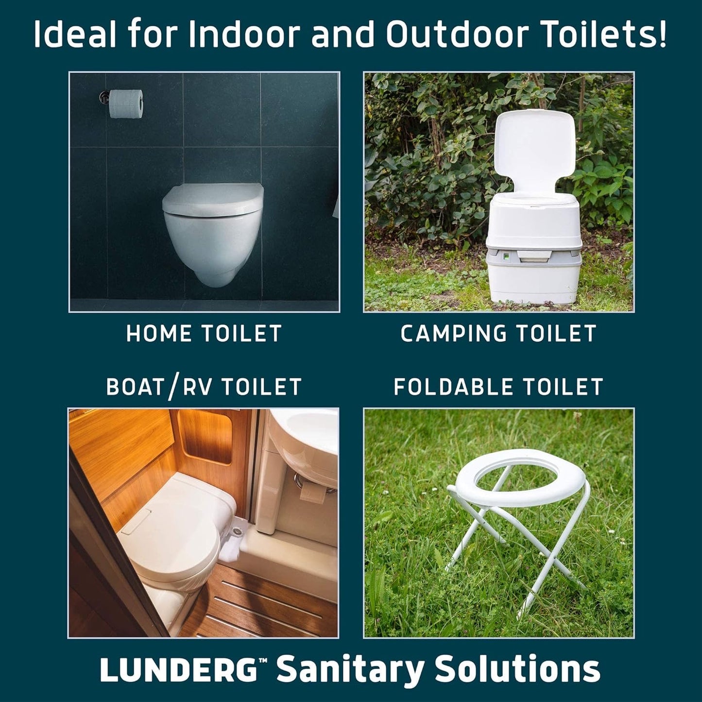 1000PCS Bedside Commode Liners Bags for Commode Toilet - Leak Proof &amp; Odorless Potty Liners for Portable Potty Chair Liners - Potty Bags for Portable Toilet