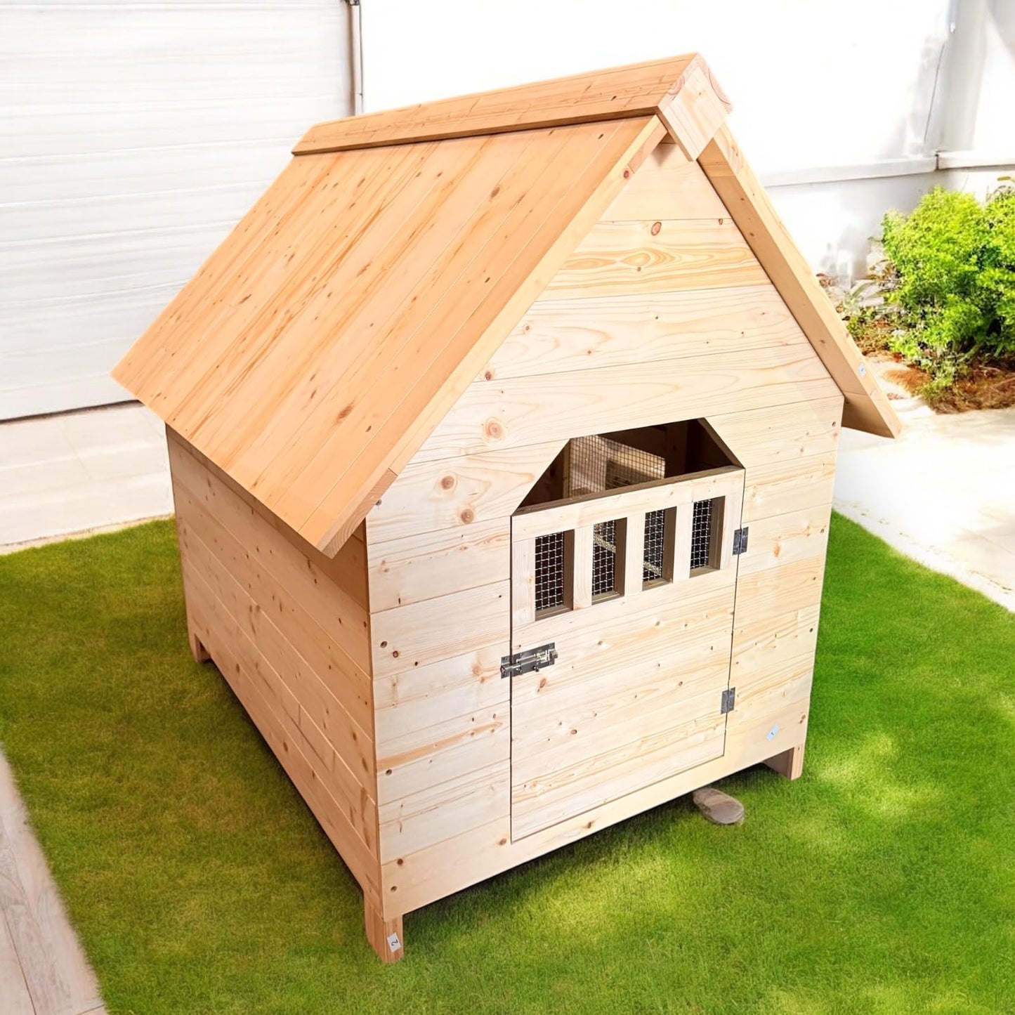Versatile Wooden Dog House, Indoor/Outdoor, Pet/Storage/Play House/
