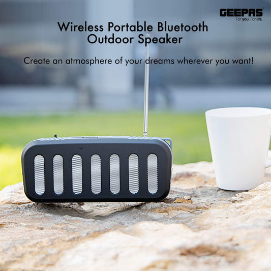 luetooth Rechargeable Speaker - Portable Wireless Speakers Long Hours Playtime 1200mAh Battery with Powerful Bass TF Card AUX USB Playback - Loud Speaker for Home Party Outdoor