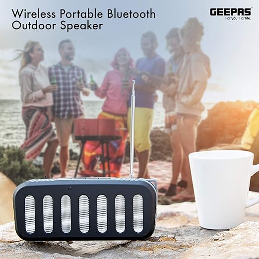 luetooth Rechargeable Speaker - Portable Wireless Speakers Long Hours Playtime 1200mAh Battery with Powerful Bass TF Card AUX USB Playback - Loud Speaker for Home Party Outdoor