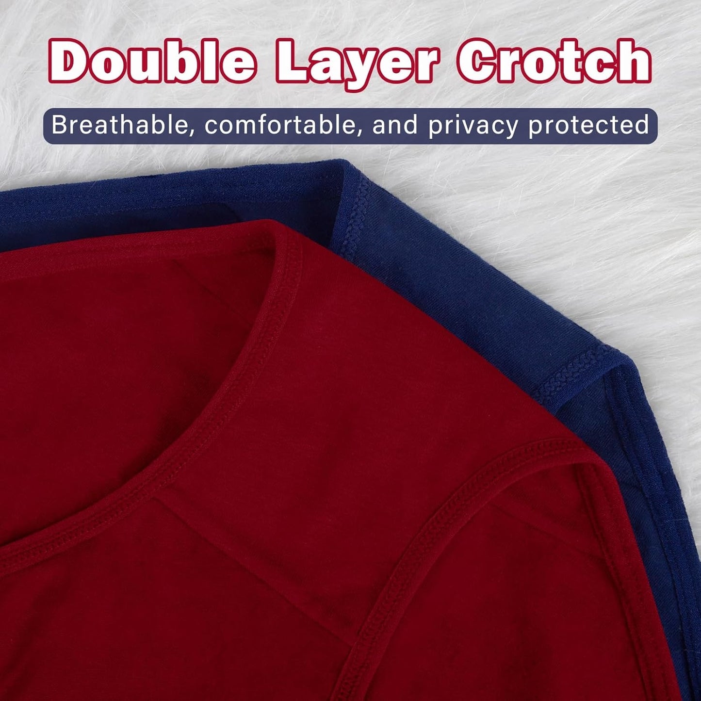 XL 5pcs Women's Cotton Underwear Soft Breathable Mid Waisted Panties for Women Full Coverage Ladies Panties