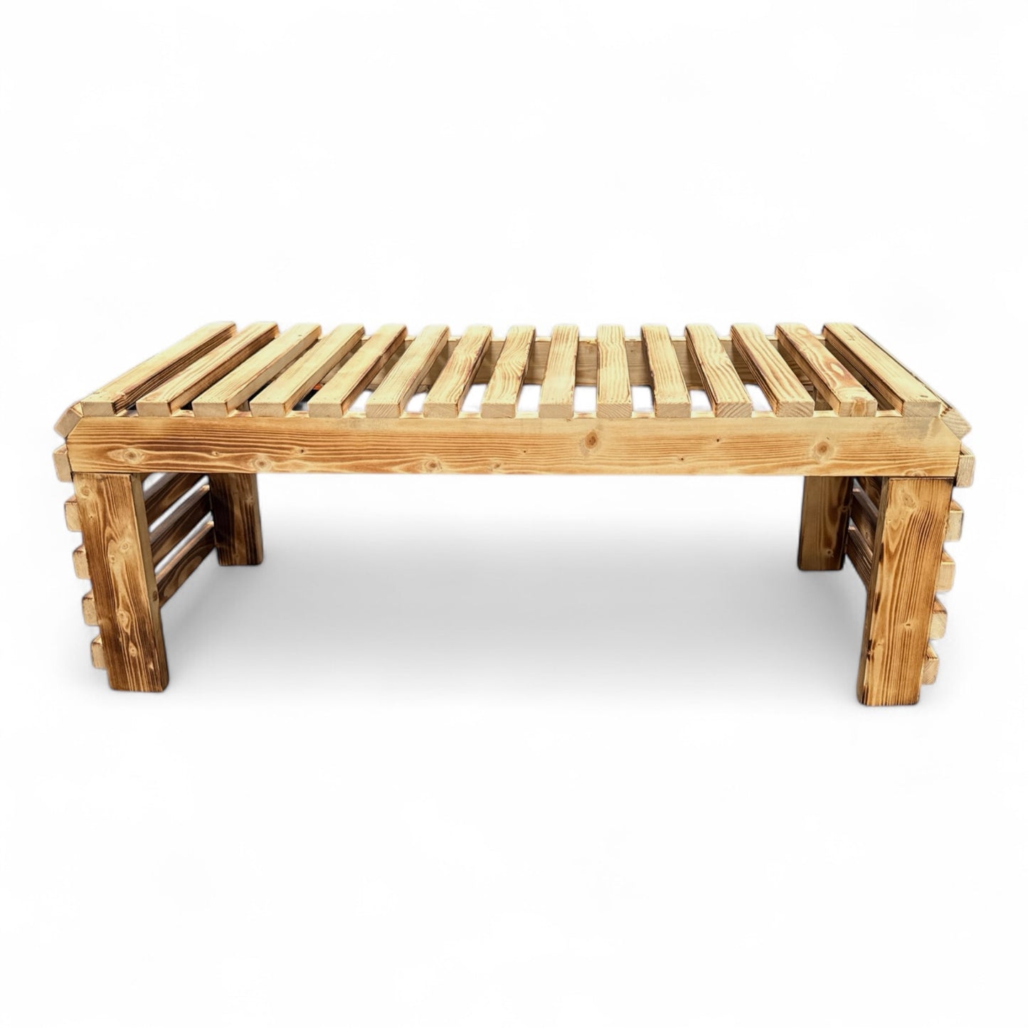 Handmade wood bench vintage furniture L48*H18*W18inch painted complete