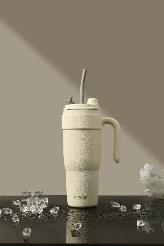 Tumbler With Lid And Straw Travel Coffee Mug Stainless Steel Insulated ,Travel Mug with Lid, Spill Proof, Hot Beverage and Cold,