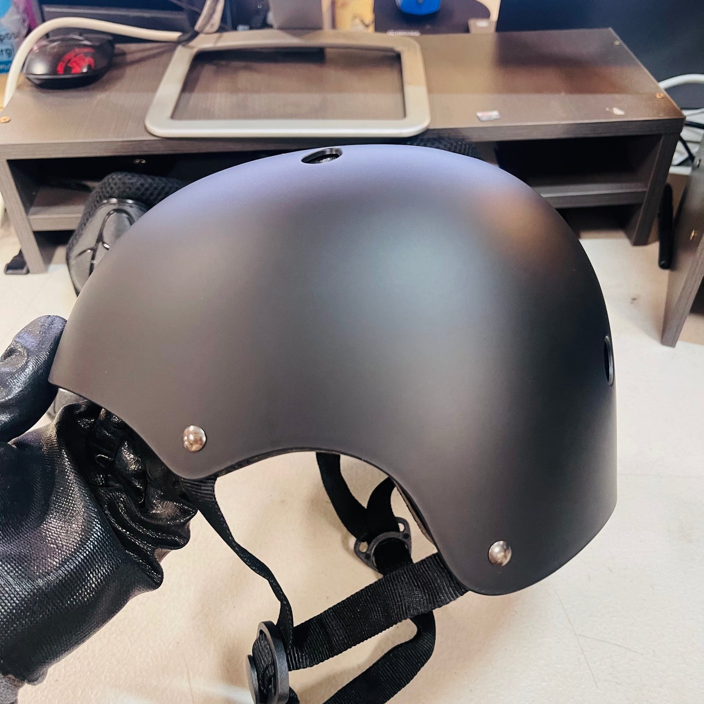 2-7 Years Old Kids Helmet, with Sports Protective Gear Set Knee Elbow Wrist Pads