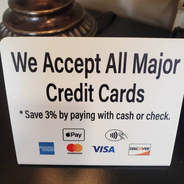 Credit Card +3% Fee