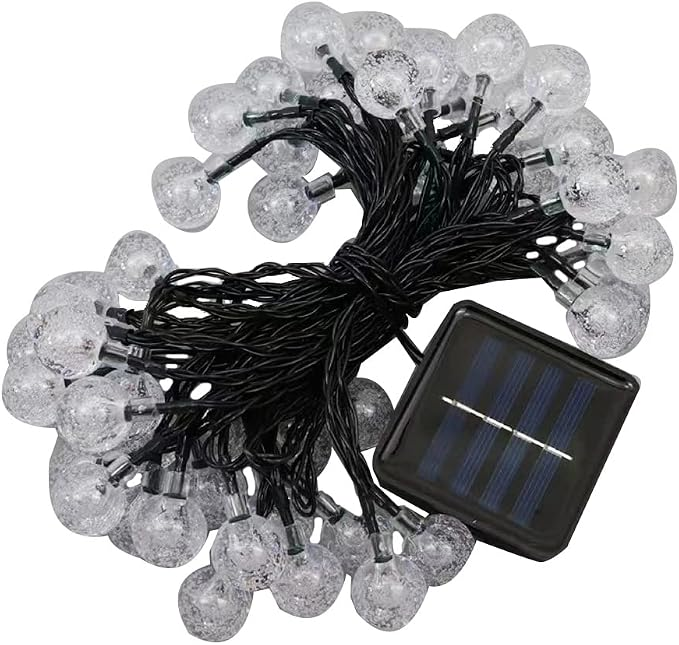 LED String Light Solar Lights Outdoor Garden Wedding Decoration Lamp Waterproof 12M Garland Christmas