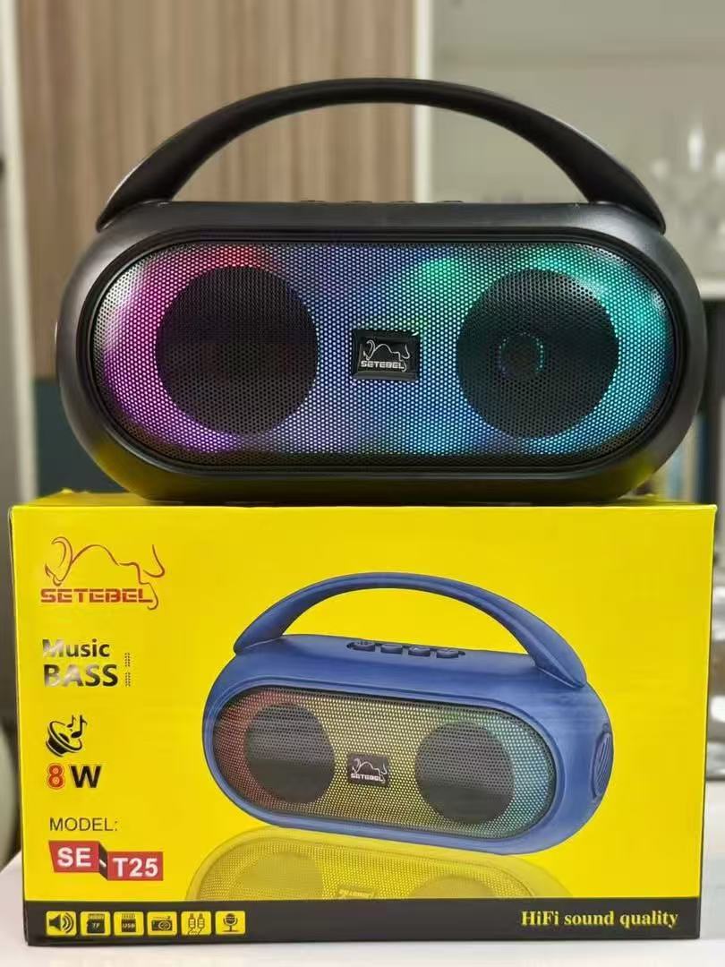 Multi-function bluetooth 8W speaker,support USB; type-c; and TF; Battert capacity