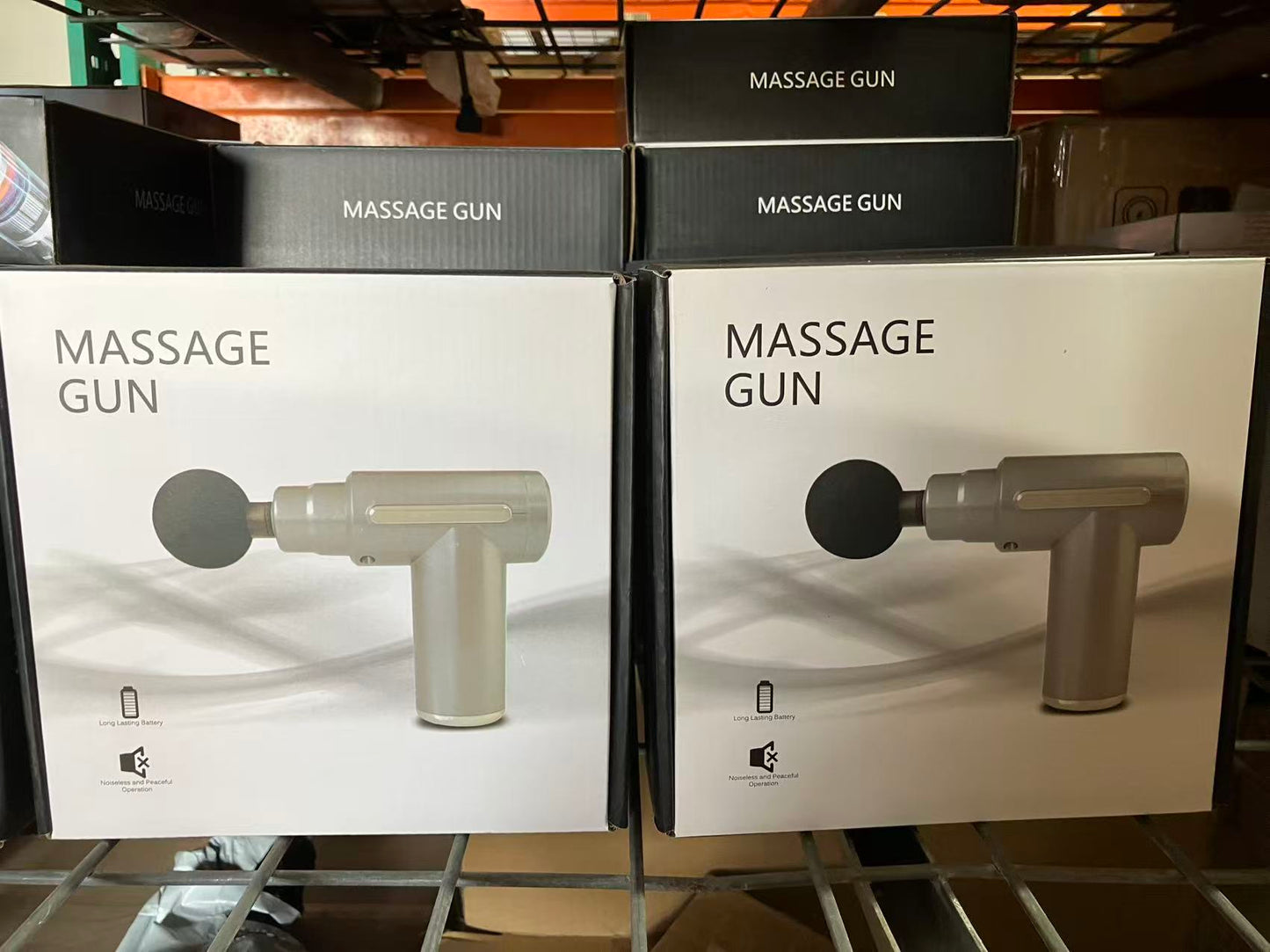 Mini Portable Massage Gun with 4 Heads, USB Rechargeable, Quiet Brushless Motor, Durable and Lightweight Design for Full Body