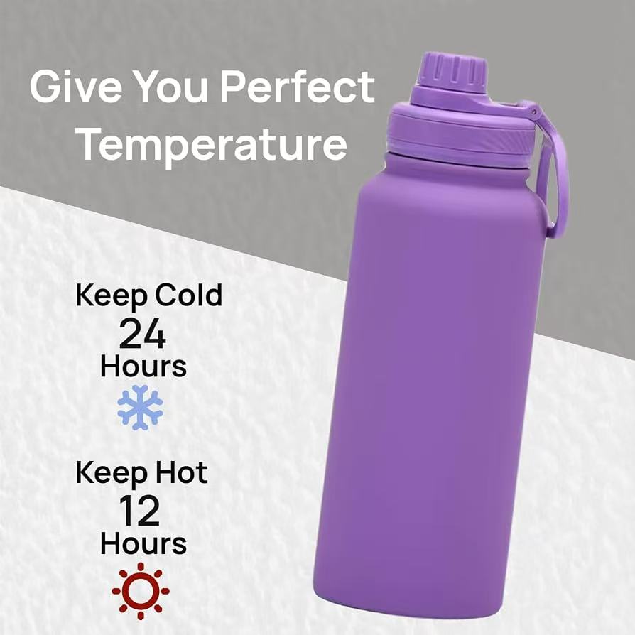 32 oz Insulated Metal Water Bottle