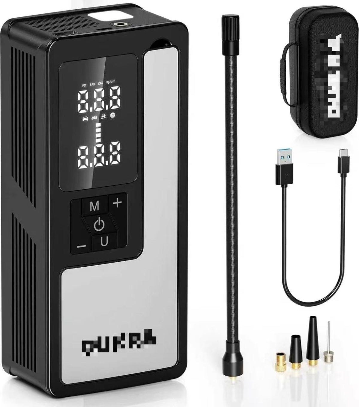 Tire Inflator Portable Air Compressor, 4× Faster 150PSI Air Pump, Auto Shut-off Cordless Tire Pump